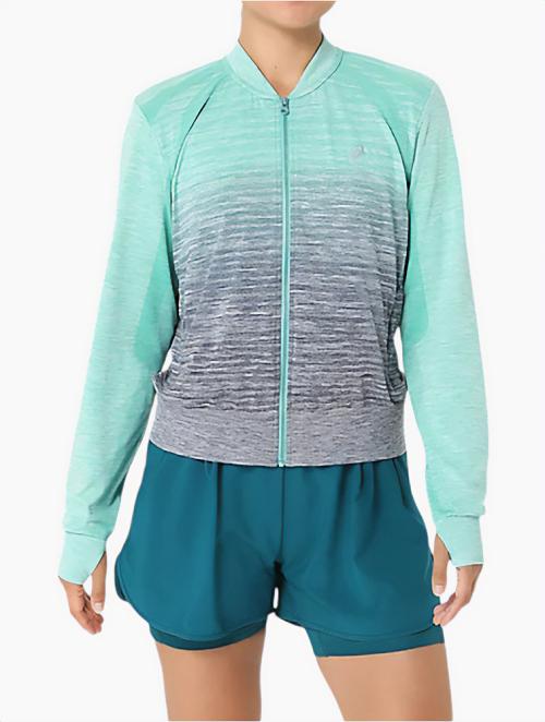 Asics Aurora Green & Blue Expanse Women's Seamless Jacket