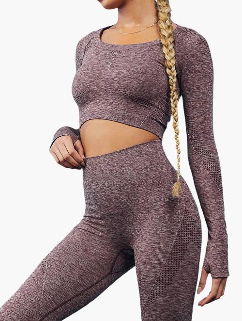 ASOS Bloodstone Marl Seamless Long Sleeve Top