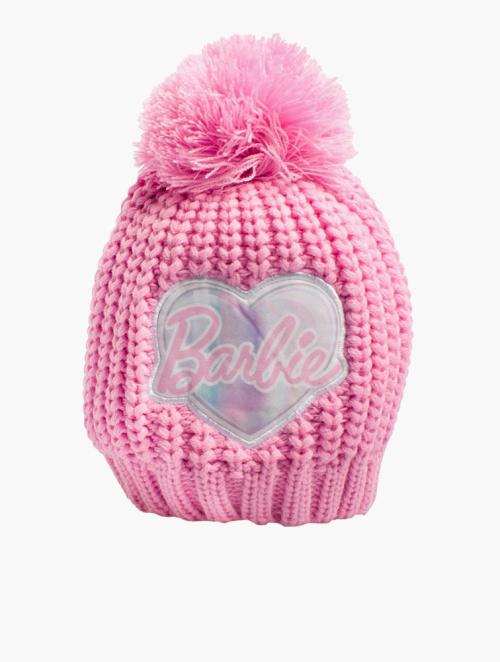 Barbie Pink Barbie Cable Knit Beanie