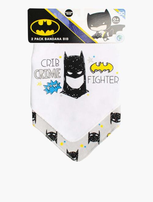 Batman Multi 2Pk Bandanna Bib