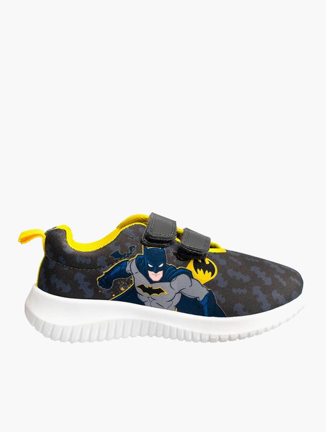 Batman Boys Batman Black Velcro Strap Trainer Shoes