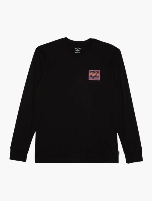 Billabong Black Long Sleeve Crew Neck