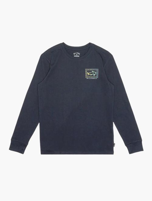 Billabong Blue Long Sleeve Crew Neck