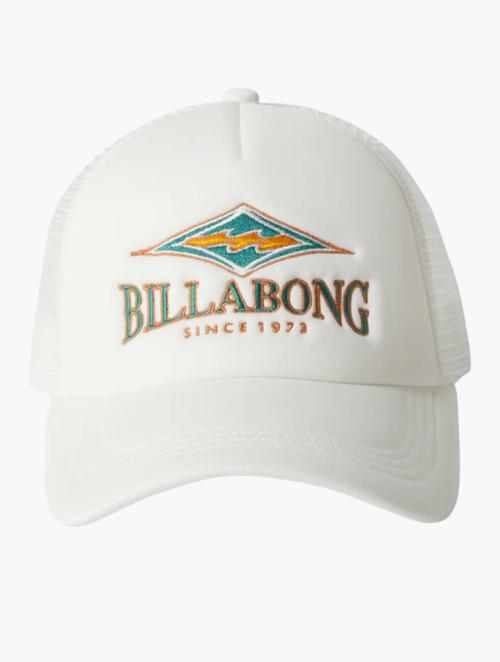 Billabong White Branded  Strapback Hat
