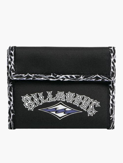 Billabong Black Tribong Lite Tri-Fold Wallet
