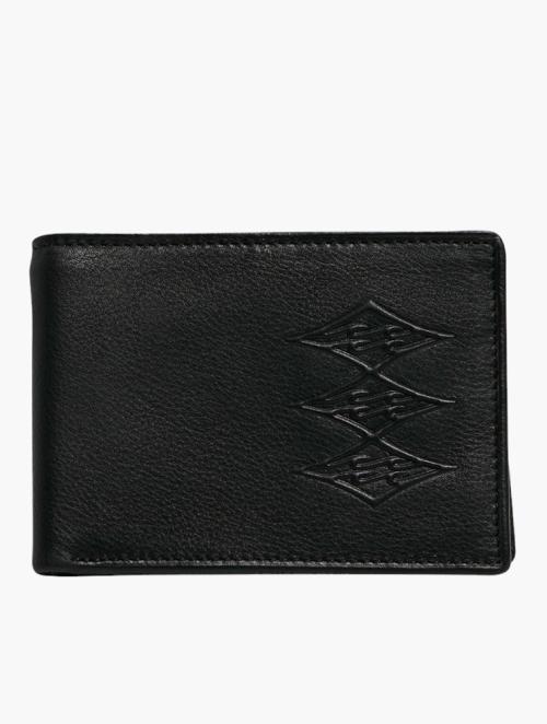 Billabong Black Slim Stashie Leather Wallet