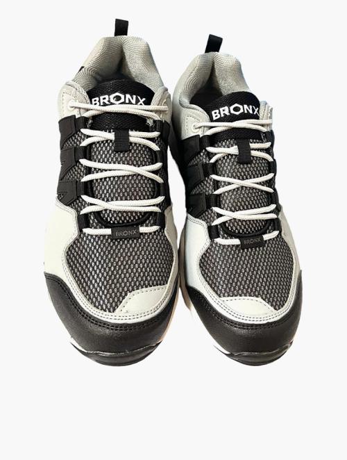 Bronx Grey Sherman Lace-Up Sneakers