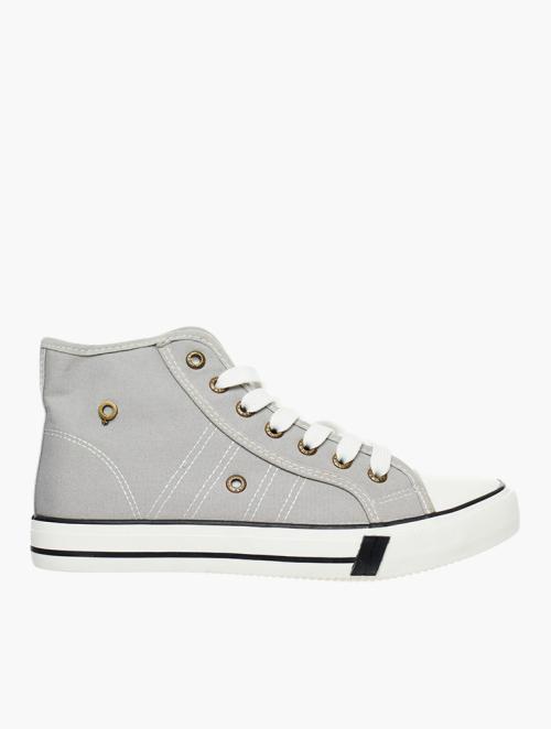 Bronx Grey Tshepiso Mid Rise Sneakers