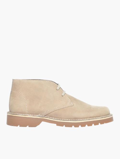 Bronx Beige Hunter Casual Lace-Up Boots