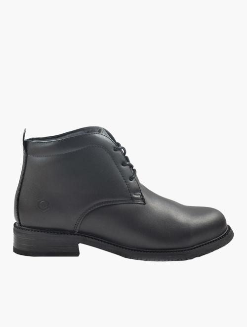Bronx Black Chukka Leather Boots