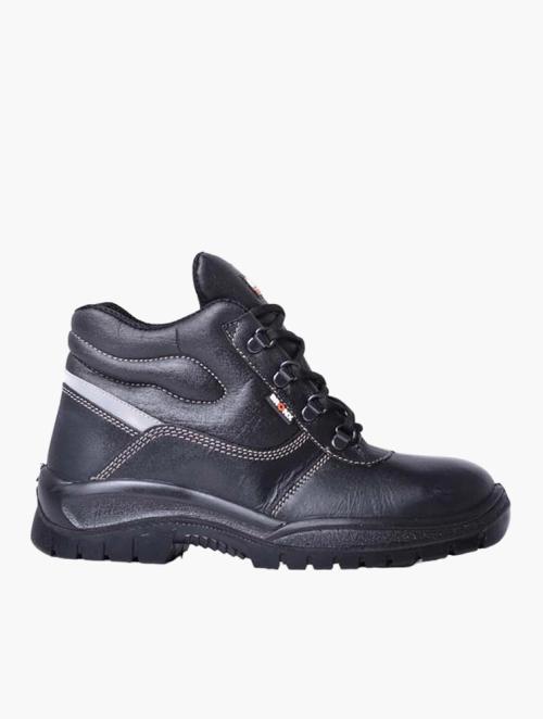 Bronx Black Ignite Safety Corporate Lace Up Shoes