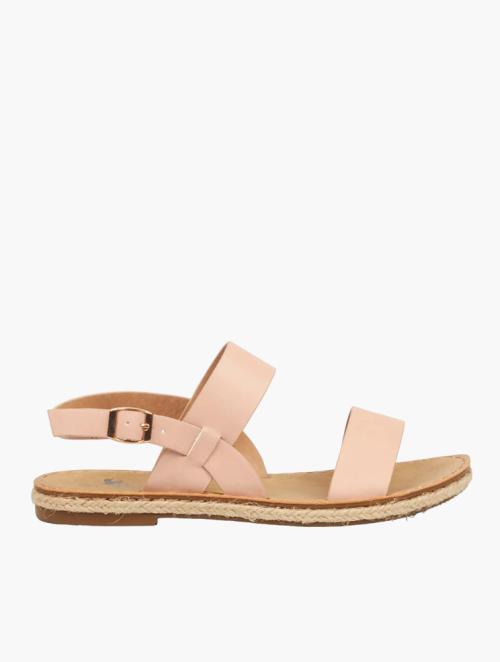 Butterfly Feet Pink Celia 4 Faux Nubuck Slingback Sandals