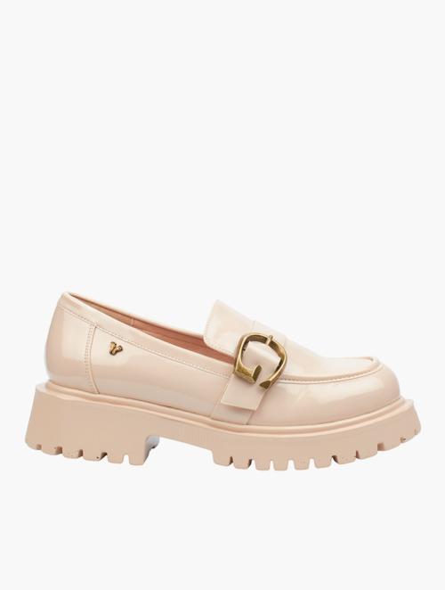 Butterfly Feet Nude Chandi 1 Faux Patent Loafers