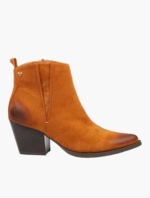 Butterfly Feet Tan Dingo 1  Faux Suede Ankle Boots