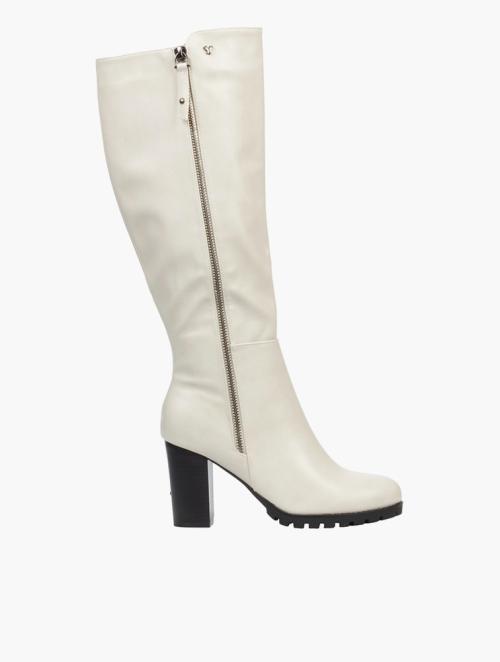 Butterfly Feet Ivory June 5 Knee High Boots