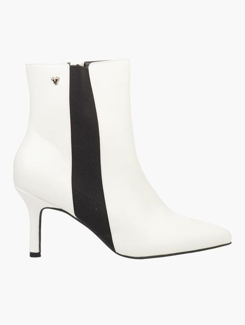 Butterfly Feet White Lively 3 Faux Leather Ankle Boots