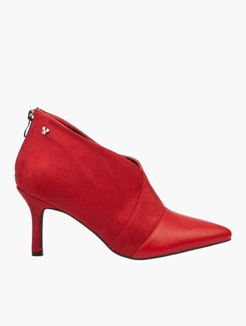 Butterfly Feet Red Lively 6 Faux Suede Ankle Boots