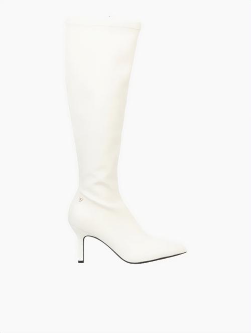 Butterfly Feet White Lively 7 Knee High Boots