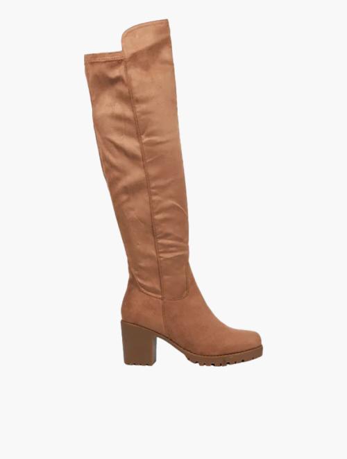 Butterfly Feet Taupe Noel 1 Knee High Boots