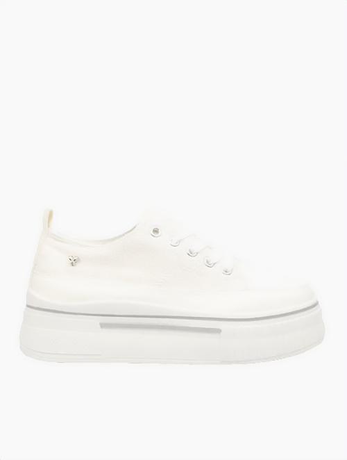 Butterfly Feet White Verge 2 Canvas Sneakers 