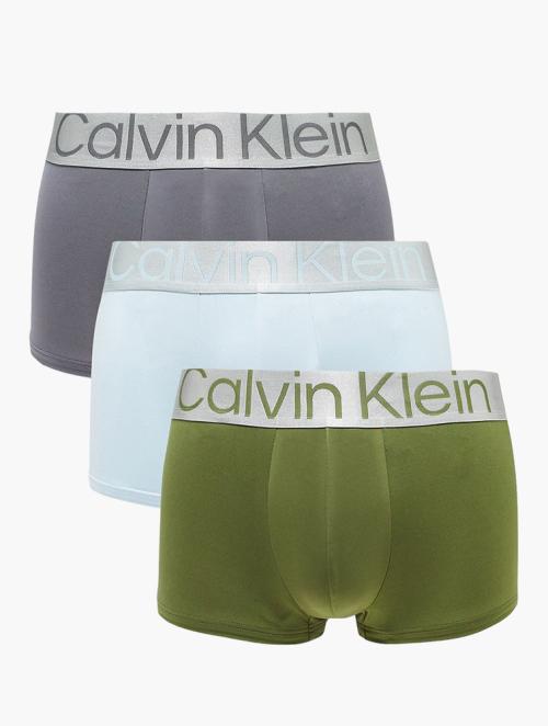 Calvin Klein Multi Logo Regular Rise Trunks 3 Pack