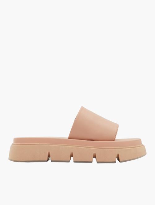 Call It Spring Light Pink Elama Slip-On Platform Sandals