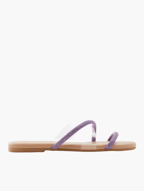 Call It Spring Purple Orea Flat Sandals