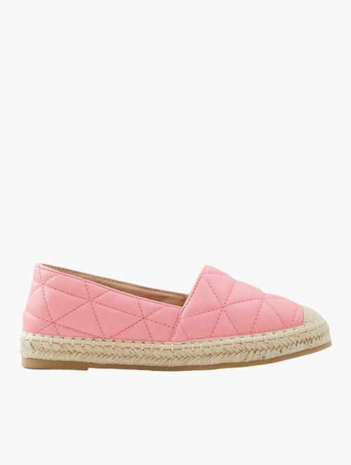 Call It Spring Bright Pink Wildflower Quilted Loafers