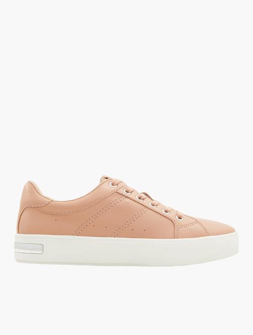 Call It Spring Light Pink Violeta Lace Up Sneakers