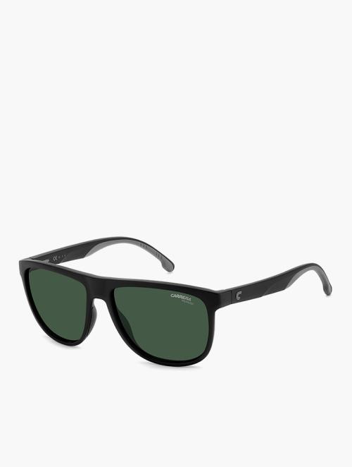 Carrera Eyewear Matte Black Rectangular Sunglasses