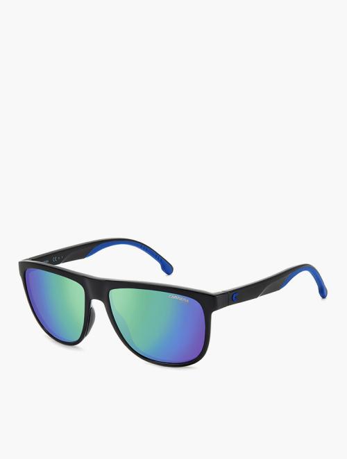 Carrera Eyewear Blue & Black Rectangular Sunglasses