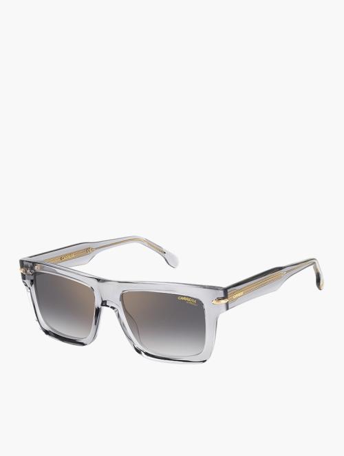 Carrera Eyewear Grey Rectangular Flat Top Sunglasses