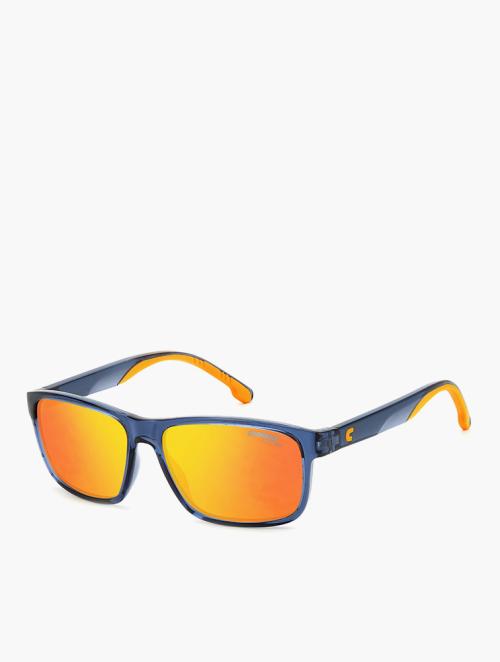 Carrera Eyewear Red Multilayer & Blue Orange Rectangular Sunglasses