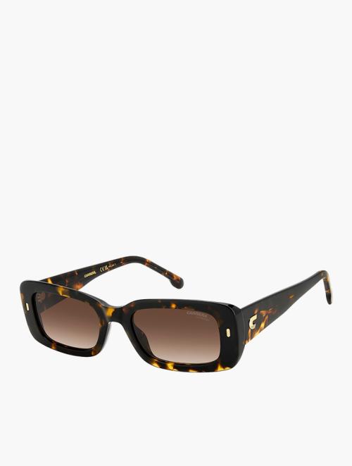 Carrera Eyewear Havana Rectangular Flag Sunglasses