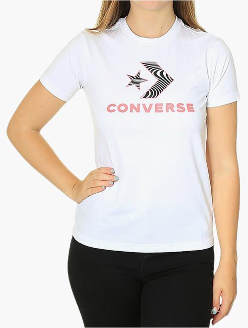 Converse White Star Chevron Short Sleeve Tee  