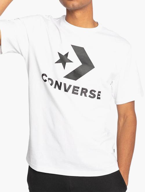 Converse White Regular Fit Star Chevron T-shirt