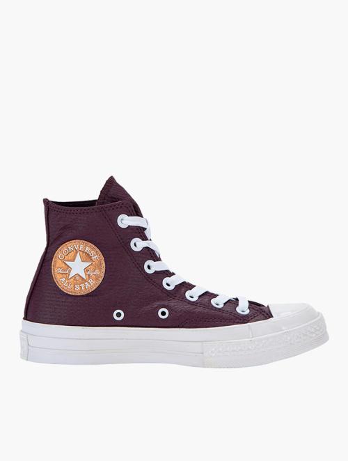Converse Black Cherry Rose Gold Chuck 70 High Top Sneakers