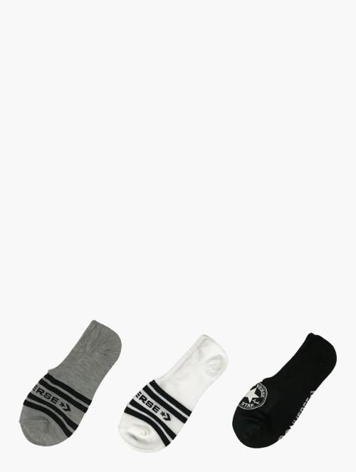 Converse Multi Coloured 3 Pack Short Socks