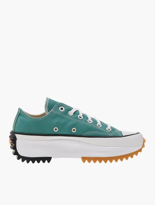 Converse Unisex Green Algae Coast & White Run Star Hike Platform Sneakers