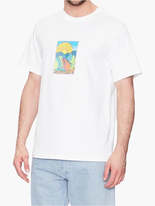 Converse White Layers of the Earth Tee