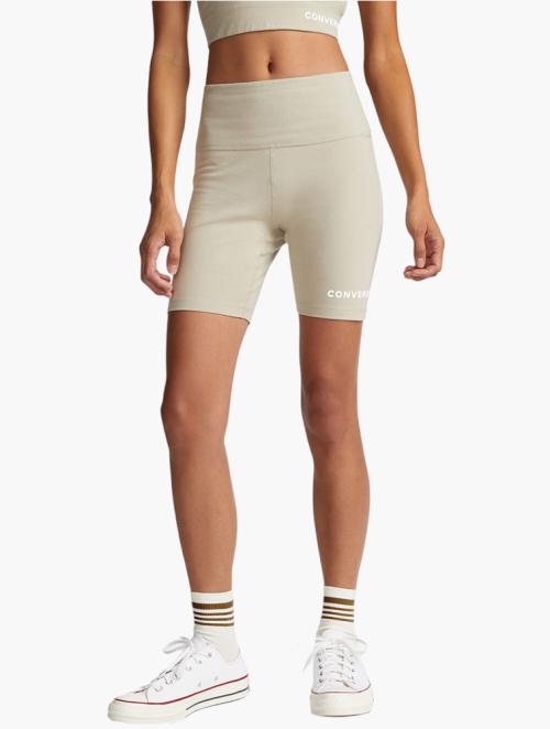 Converse Neutral Beach Stone Wordmark Bike Shorts