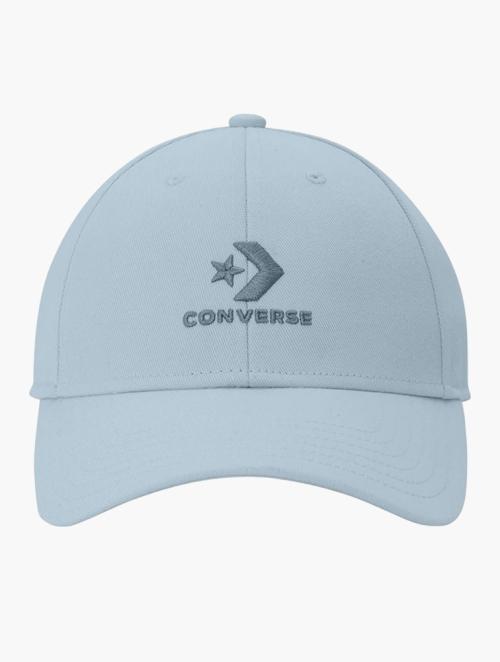 Converse Aqua Mist & Multi Logo Lock-up Baseball Hat