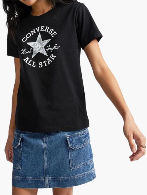 Converse Black Chuck Patch Infill Short Sleeve Tee