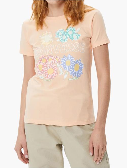 Converse Coral Grow Together Floral Tee