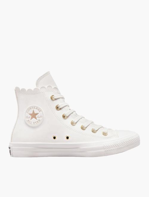 Converse Vintage White Chuck Taylor All Star High Top Sneakers