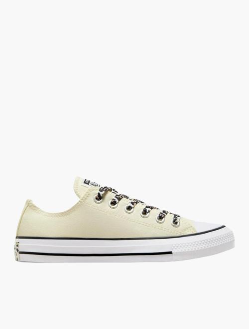 Converse Egret & Black Chuck Taylor All Star Sneakers