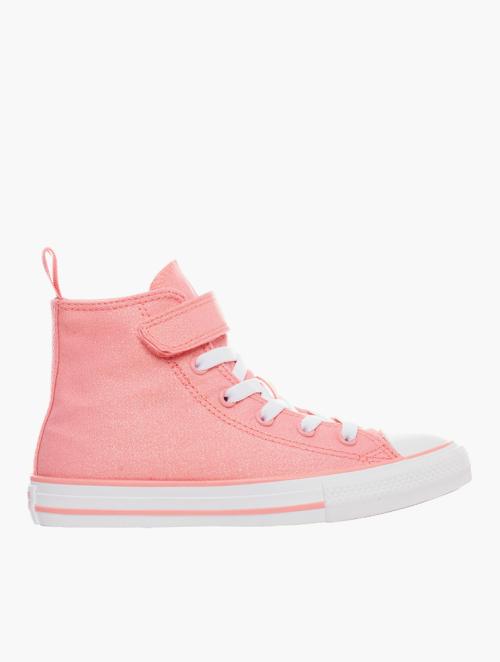 Converse Girls Pink 1V Easy On Festival Fashion Hi G Sneakers