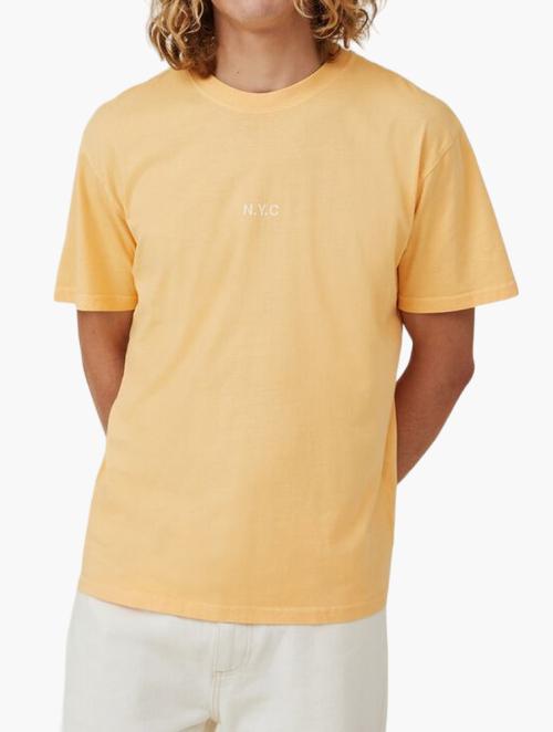 Cotton On Easy T-Shirt - Sand/Nyc Centered