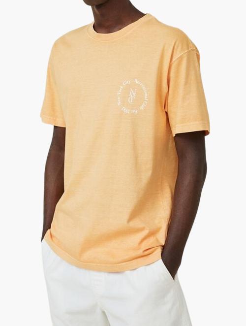 Cotton On Premium Loose Fit Classic T-Shirt - Sand/Recreational Club