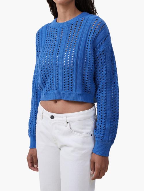 Cotton On Fun Crew Sweater - Cobalt